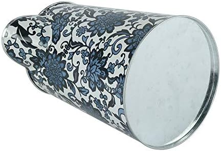 Shabby Chic Galvanized Metal Vase for Home Dcor