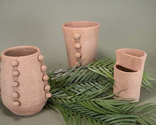Foreside Home and Garden Terracotta Multi Level Vase