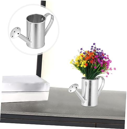 Alipis 6pcs Retro Iron Art Flower Bucket Rustic Decor Vase