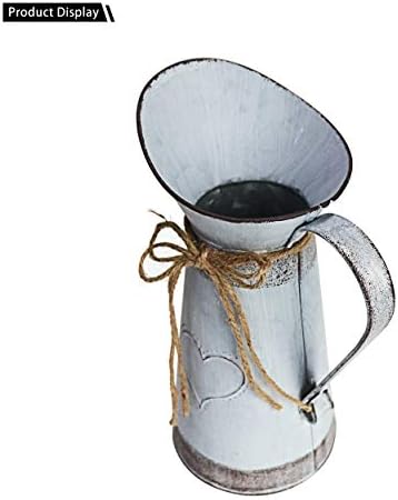 MISIXILE Rustic Metal Farmhouse Pitcher - Misty Grey 106