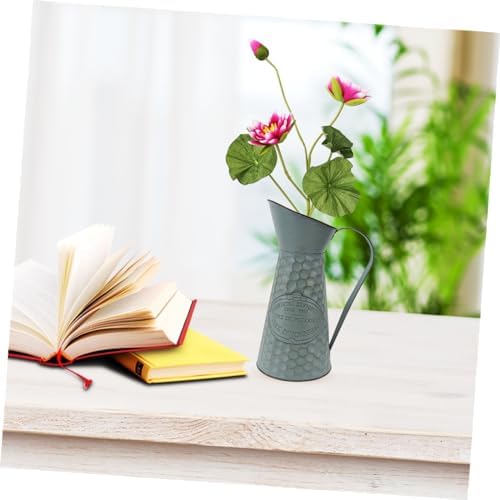 ABOOFAN Rustic Iron Decorative Vase for Home Office Balcony