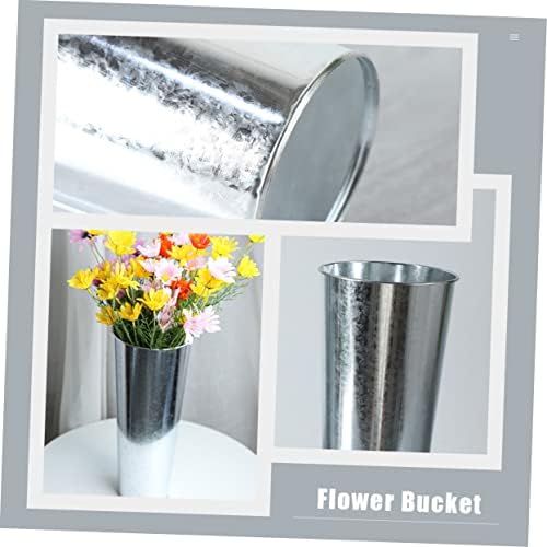 Garneck Iron Art Flower Bucket Vase Decor