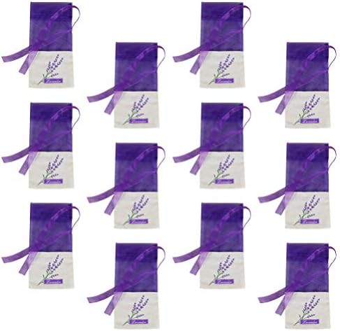 Hemoton Lavender Sachet Bags for Home and Travel Pack of 15