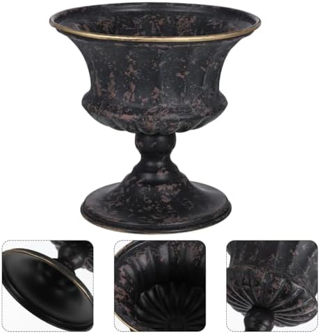 Vintage Metal Urn Planter 6 Inch
