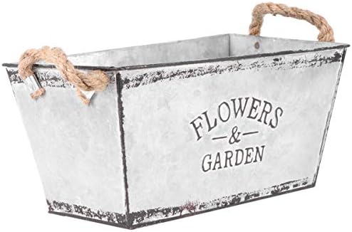 Wakauto Bucket Iron Vase for Dried Flowers