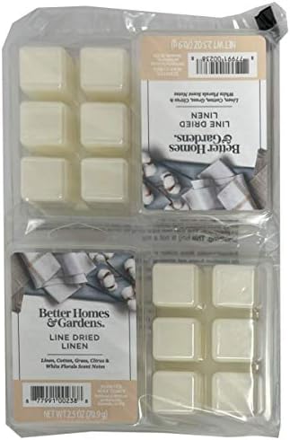 Better Homes and Gardens Dried Linen Scented Wax Cubes 4 Pack