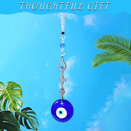 Frienda Evil Eye Car Hanging Ornament Cross Style