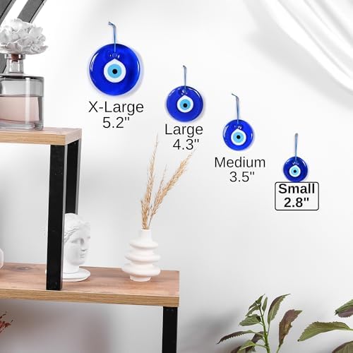 BCS Blue Evil Eye Wall Hanging Ornament 28