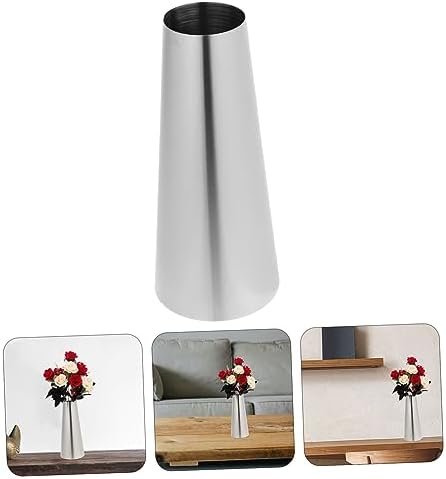 VICASKY Modern Stainless Steel Flower Vase