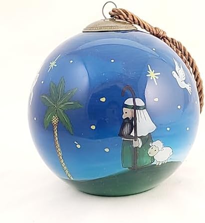 Prayer Blessing Handcrafted Glass Ornament