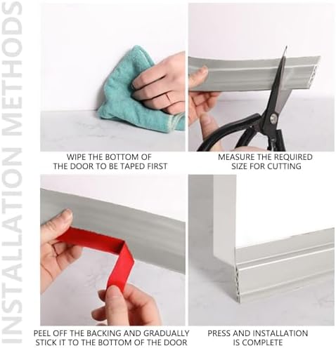 Kakina CMSX Door Draft Stopper 2 x 39 Gray