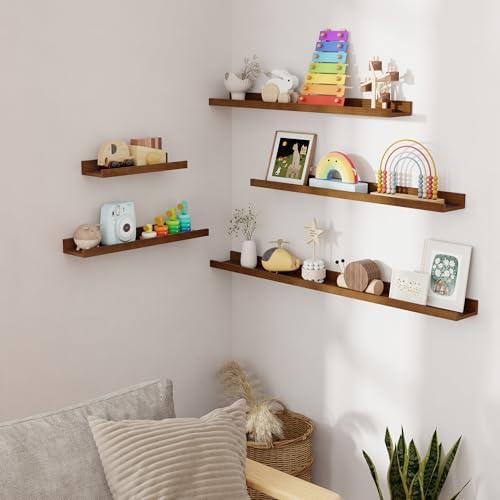 Vivelove Picture Ledge Shelf 48 Inch Floating Shelf Set of 2