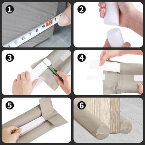 Neween Large Door Draft Stopper for Bottom Door Sweep