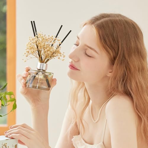 Cocodor Flower Reed Diffuser Set - Dark Vanilla Sandalwood