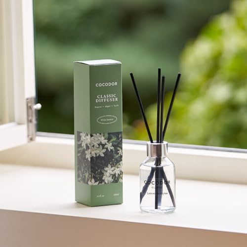 Cocodor Classic Reed Diffuser Set - White Jasmine 34oz