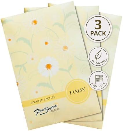 Daisy Scented Sachets Pack of 3 - Home Freshener