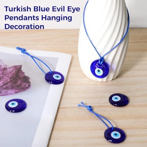 50PCS Turkish Blue Evil Eye Pendants Hanging Decor