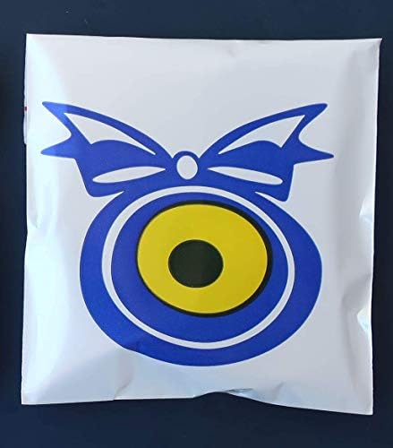 Ebsem Gold Gilt Handmade Evil Eye Glass Charm