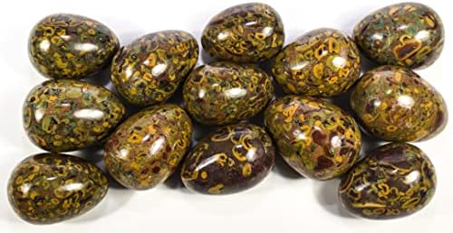 HQRP 23 Inch Egg Shaped Jasper Gemstone with Stand