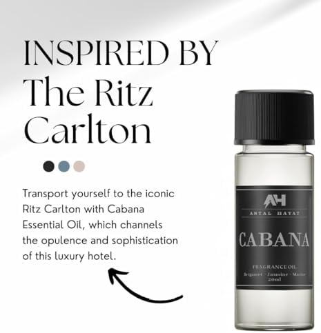 Cabana Essential Oil 20ml - Ritz Carlton Inspired Diffuser Oil