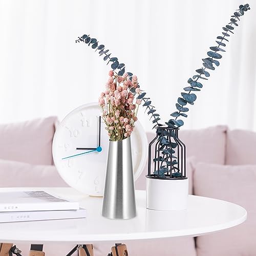 Veemoon Metal Cylinder Vase Fireplace Decor