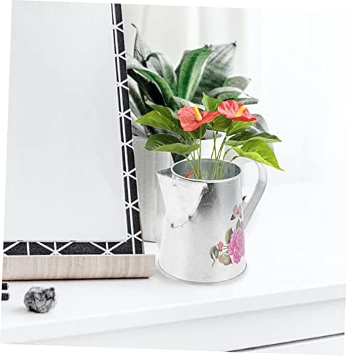 Rustic Iron Flower Vase for Home Decor