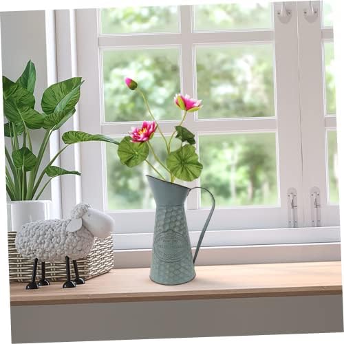 ABOOFAN Rustic Iron Decorative Vase for Home Office Balcony