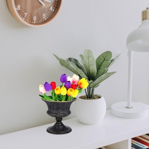 Vintage Metal Urn Planter 6 Inch