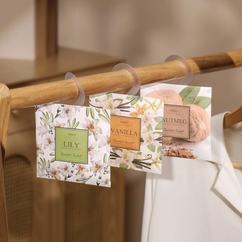 12 Pack Lavender Scented Sachets for Drawer and Closet