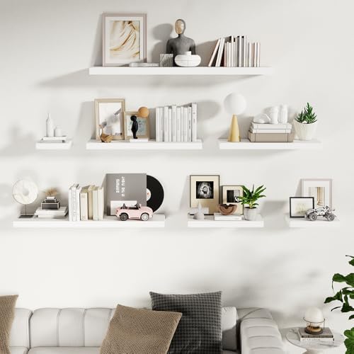 Fun Memories Wood Floating Shelves Set of 2