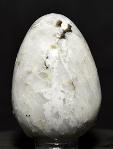 HQRP 46mm Rainbow Moonstone Egg with Plastic Stand