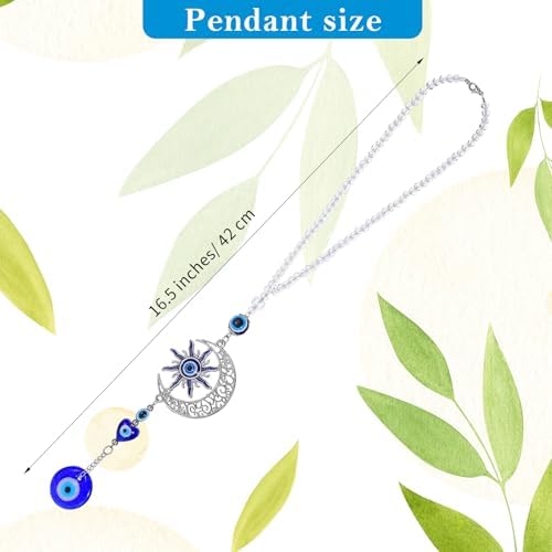 165 Inch Evil Eye Hanging Ornament Blue