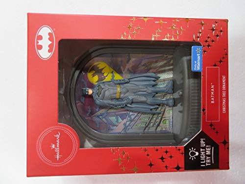 Hallmark DC Comics Batman Light-Up Christmas Tree Ornament 1