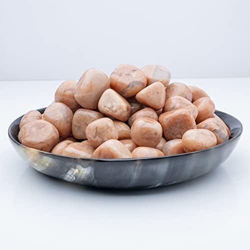 Peach Moonstone Tumbled Stones 13 Piece Set