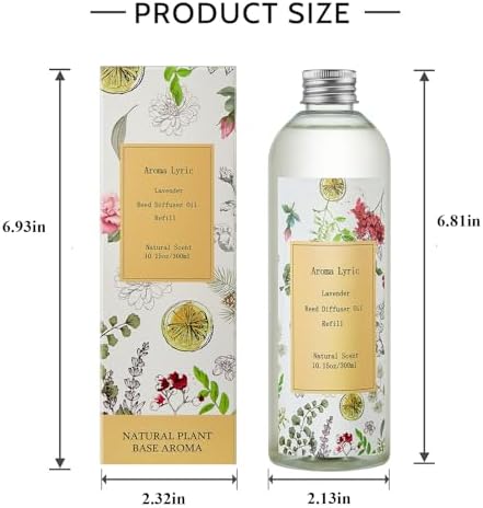 Aroma Lyric Lavender Reed Diffuser Oil Refill 1015oz