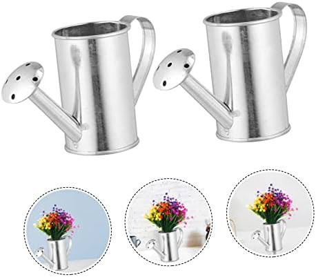 Alipis 6pcs Retro Iron Art Flower Bucket Rustic Decor Vase