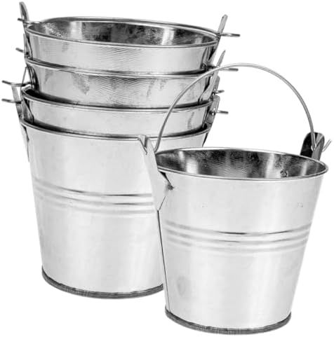 BESPORTBLE 5pcs Rustic Iron Flower Bucket Handles for Decor