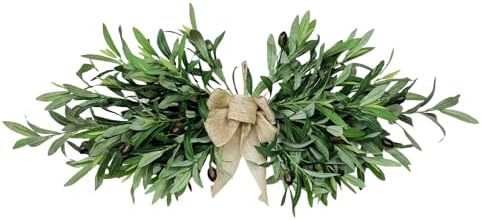 Wnvivi 236 Inch Artificial Olive Flower Swags Wreath