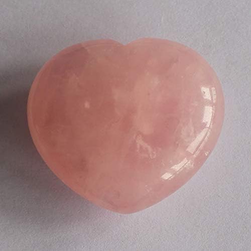1pcs Mixed Gemstone Crystal Heart Piece 45mm Rose Quartz