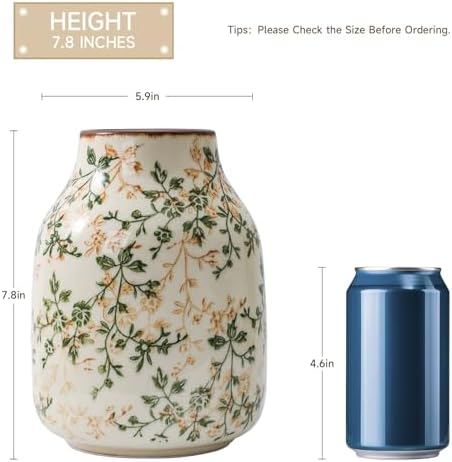 Luweoxy Rustic Vintage Ceramic Vase 78 Inch