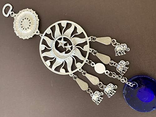 Turkish Blue Evil Eye Wall Hanging Decor Amulet Ornament CL17