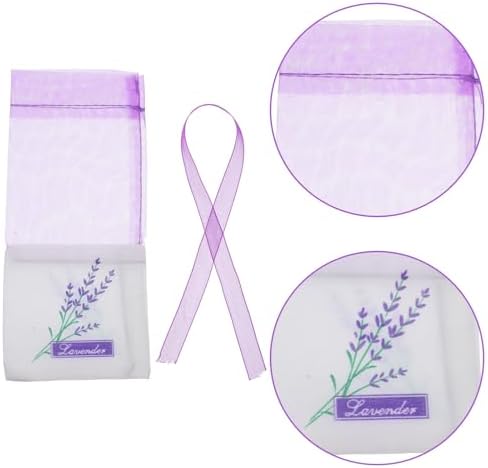 Wakauto 30pcs Purple Lavender Sachet Bags for Storage and Home Fragrance