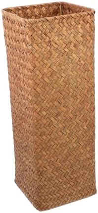 Wicker Flower Basket Vase Natural Rattan Home Decor