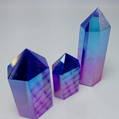 FLOAPA Yellow and Green Crystal Stones for Home Decor