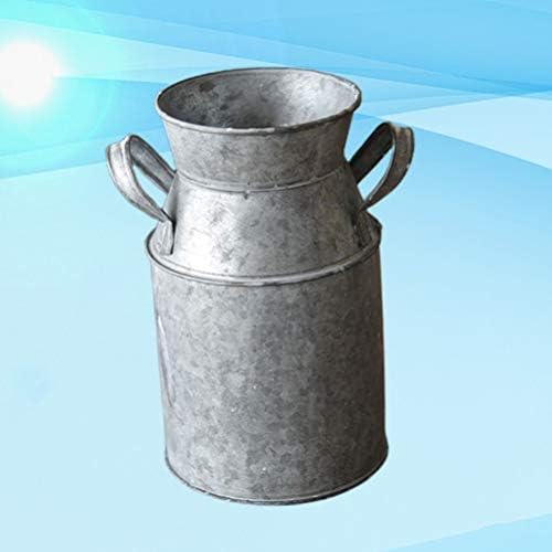 Rustic Vase French Style Farmhouse Metal Pitcher