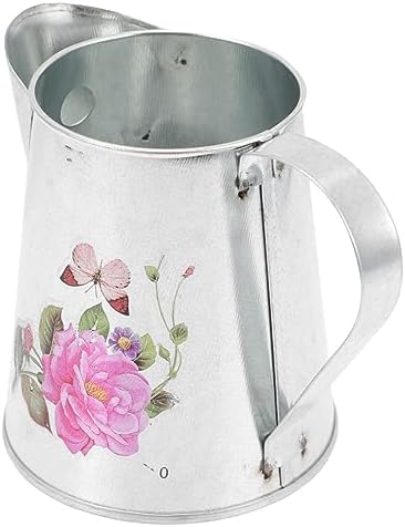 Rustic Iron Flower Vase for Home Decor