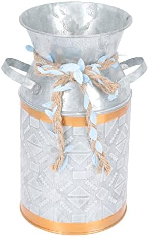 Modern Iron Flower Bucket for Home Decor
