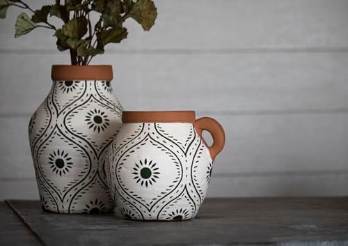 Foreside Home and Garden Natural Terracotta Bud Vase