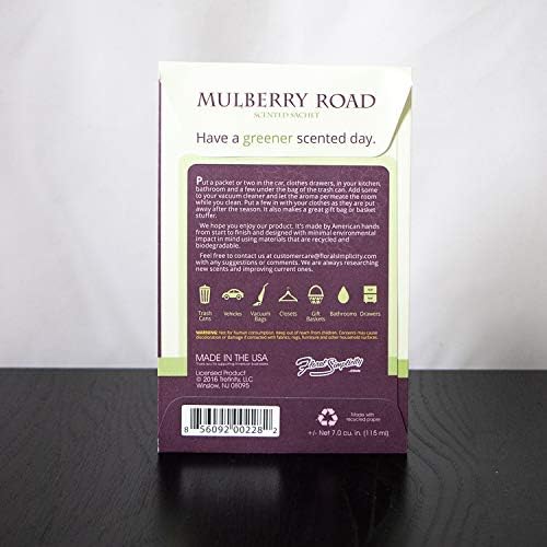 Floral Simplicity Mulberry Road Scented Sachets 3-Pack