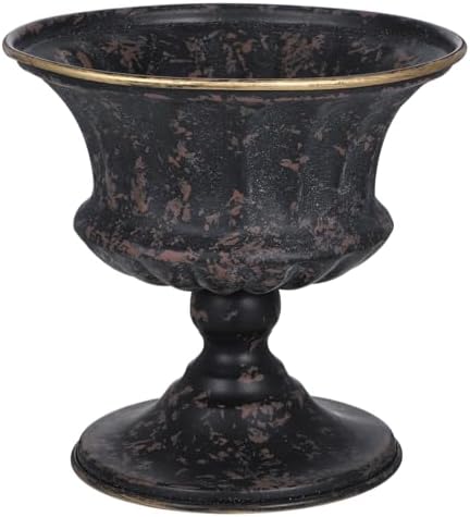 Vintage Metal Urn Planter 6 Inch